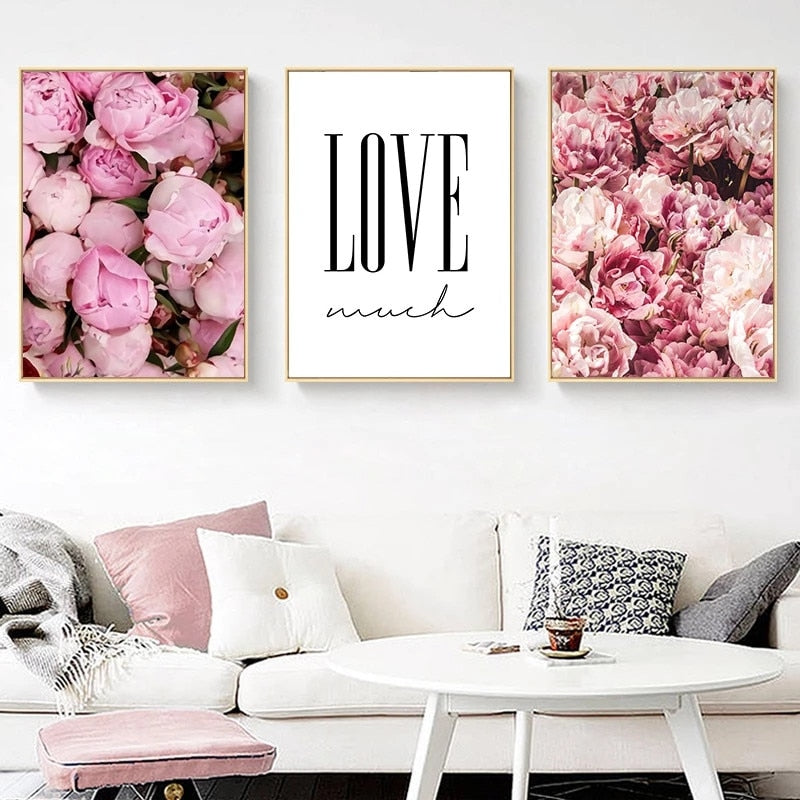 CORX Designs - Pink Peony Flower Wall Art Canvas - Review