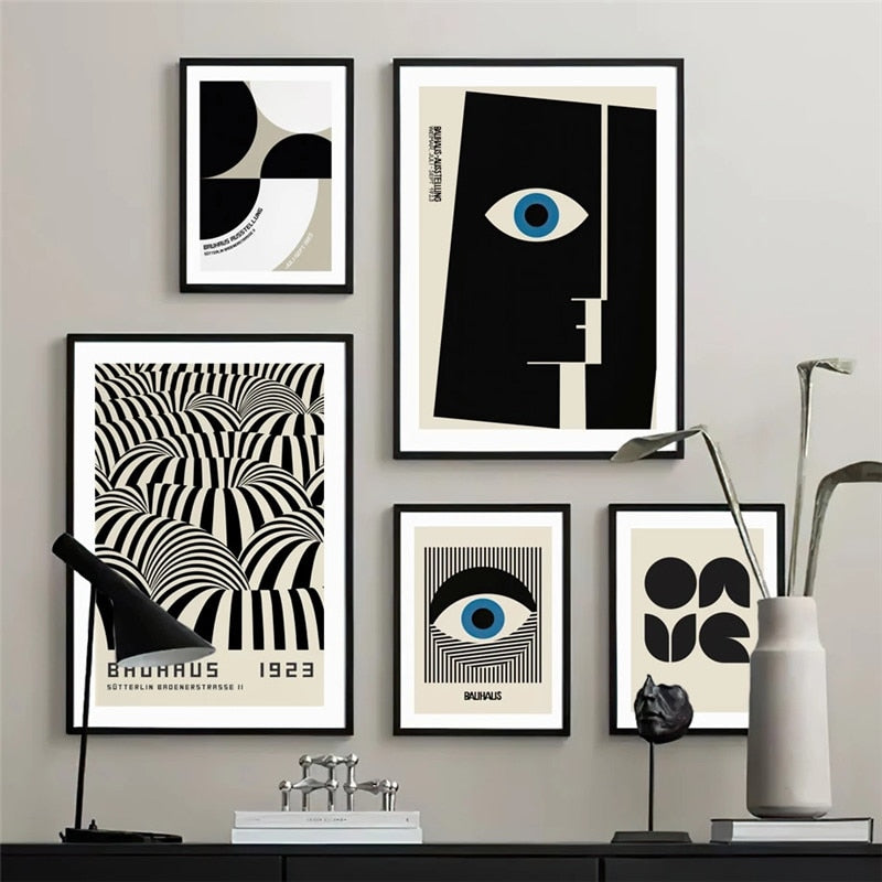 CORX Designs - Bauhaus Line Abstract Eye Wall Art Canvas - Review