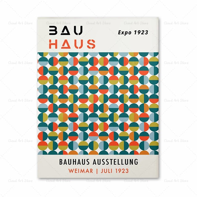 CORX Designs - Abstract Colorful Bauhaus Geometric Wall Art Canvas - Review