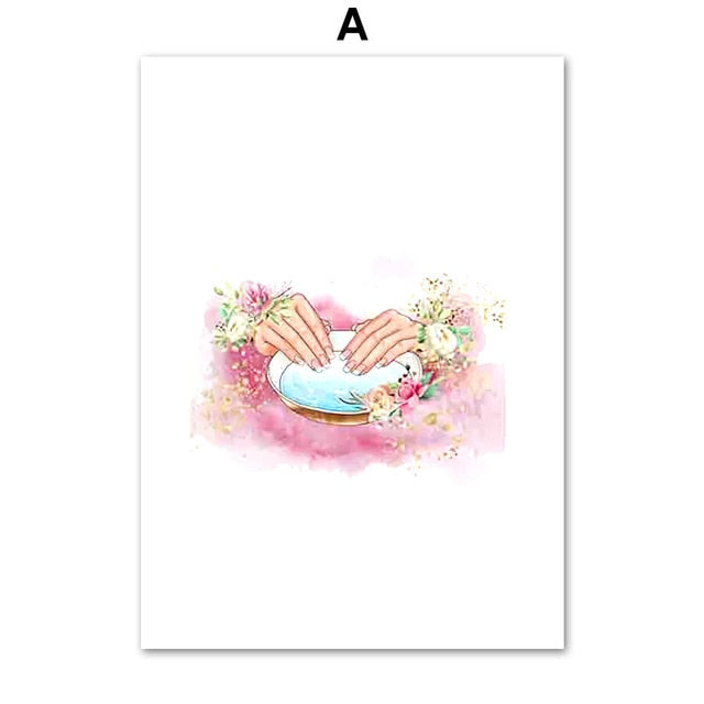 CORX Designs - Nail Salon Manicure Wall Art Canvas - Review