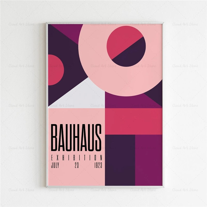 CORX Designs - Bauhaus Exhibition Geometric Wall Art Canvas - Review