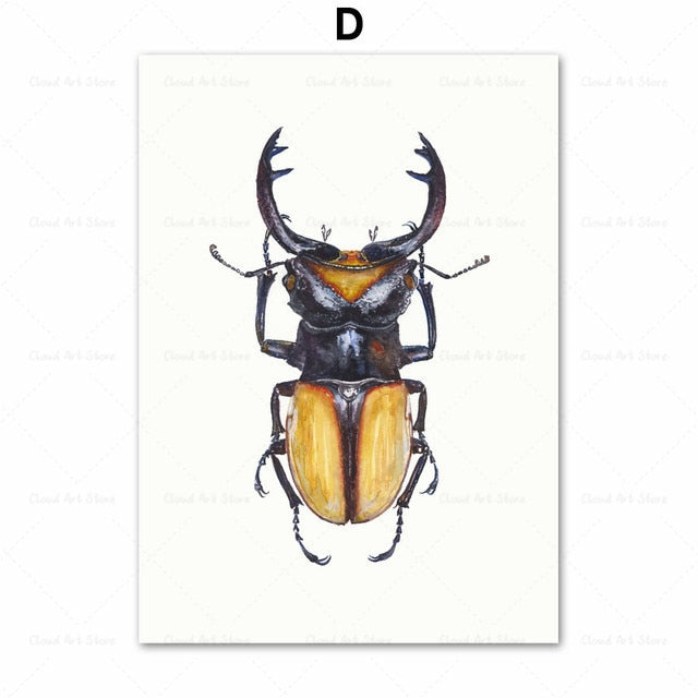 CORX Designs - Beetle Insect Bee Nursery Room Canvas Art - Review