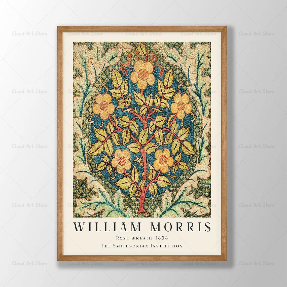 CORX Designs - William Morris Flower Floral Wall Art Canvas - Review