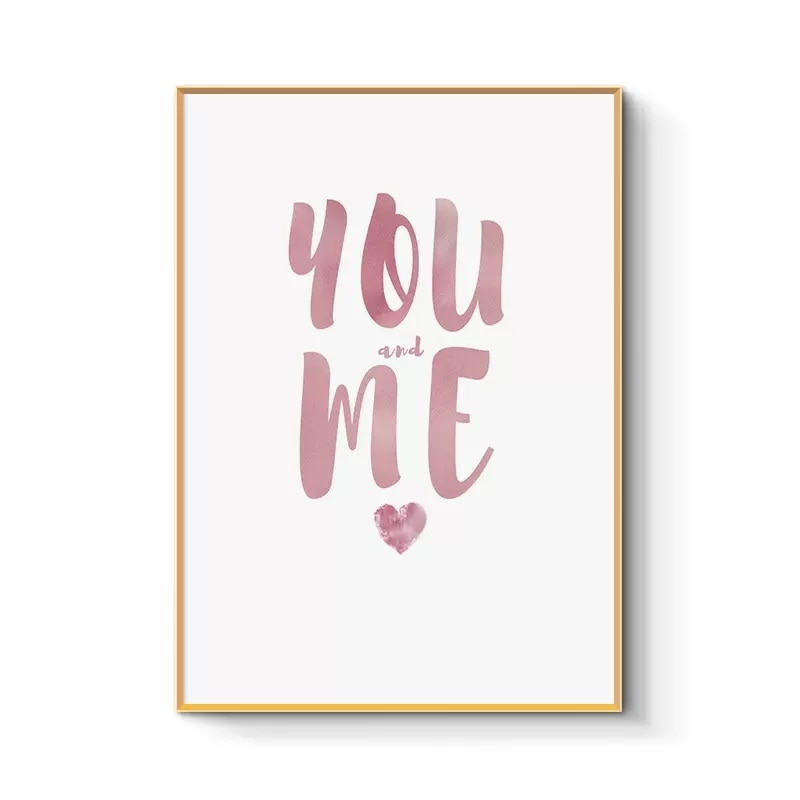 CORX Designs - Pink Rose Heart Wall Art Canvas - Review