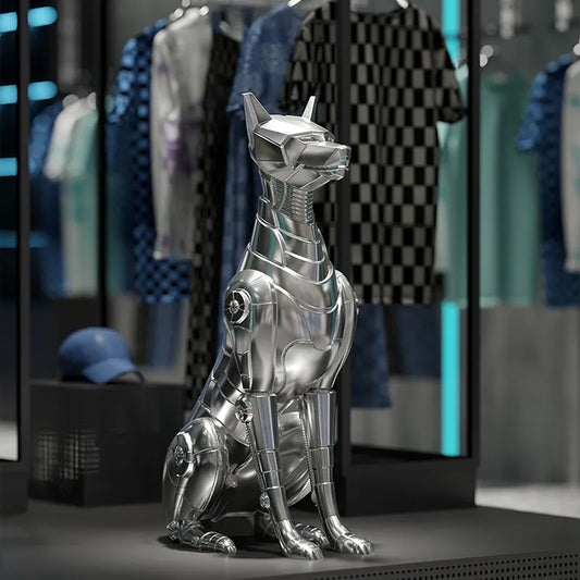 CORX Designs - Electroplated Robot Dog Floor Ornament - Review