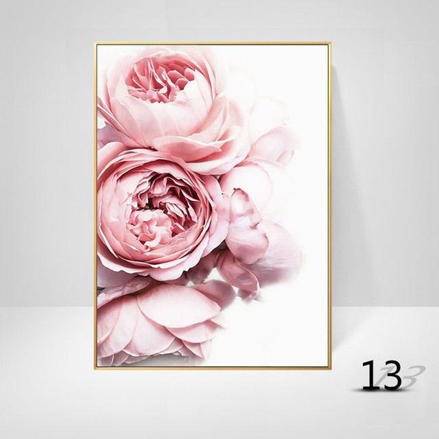 CORX Designs - Pink Peony Flower Wall Art Canvas - Review