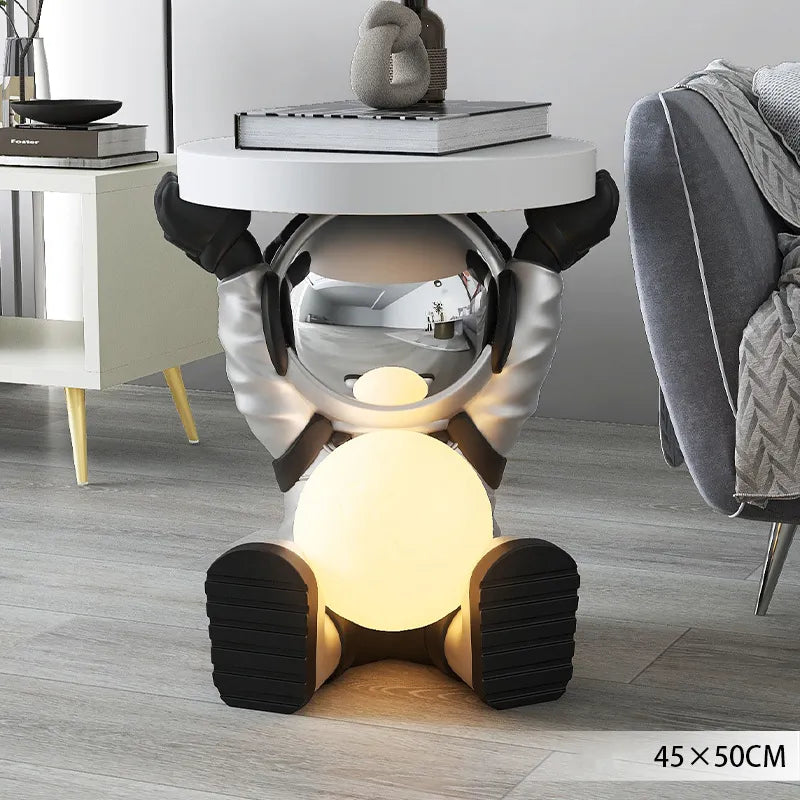 CORX Designs - Cute Astronaut Moon Lamp Bedside Table Landing Ornament - Review