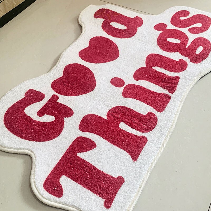 CORX Designs - Irregular Good Things You Are Worth It Rug - Review