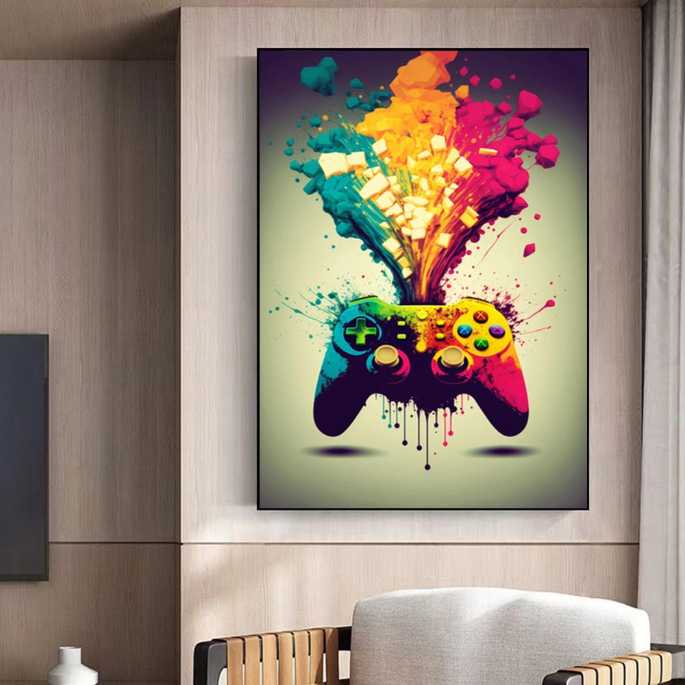 CORX Designs - Colorful Gaming Wall Art Canvas - Review