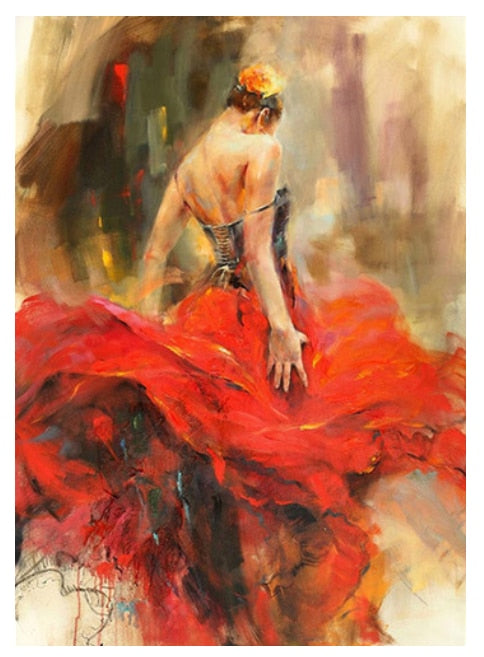 CORX Designs - Violin Women Painting Wall Art Canvas - Review