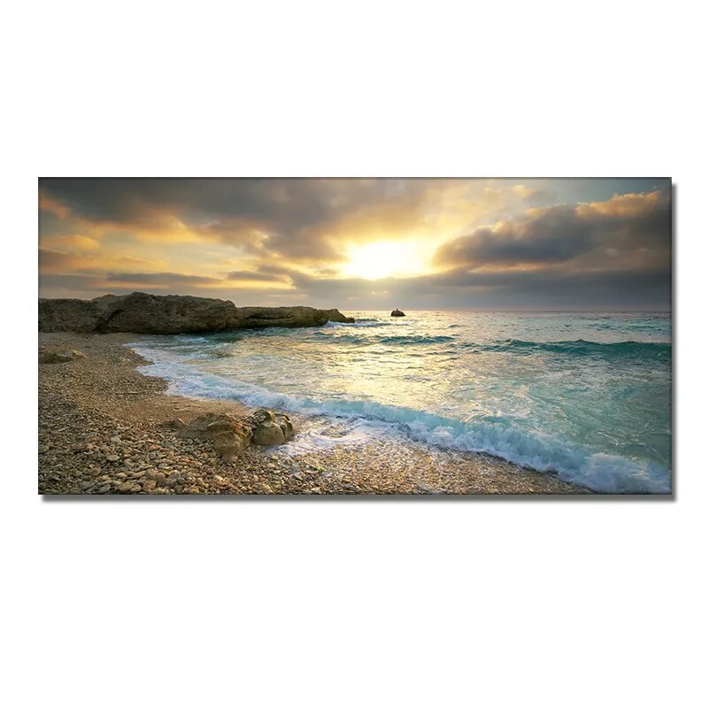CORX Designs - Sunset Seascape Wall Art Canvas - Review