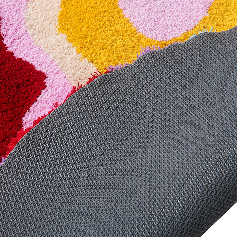 CORX Designs - Retro Colorful Groovy Psychedelic Round Rug - Review