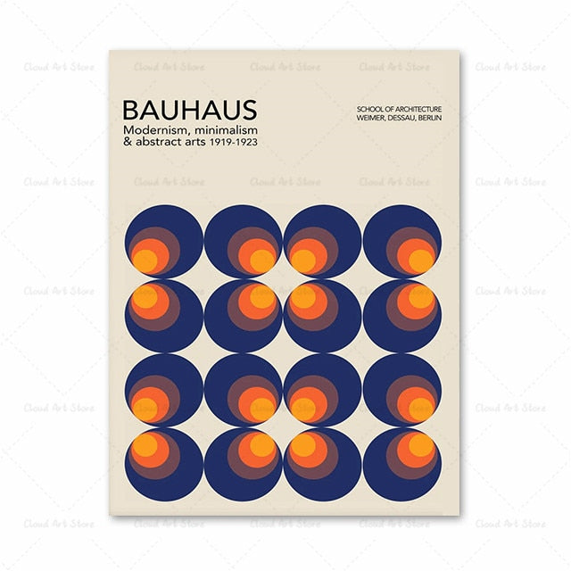 CORX Designs - Abstract Colorful Bauhaus Geometric Wall Art Canvas - Review