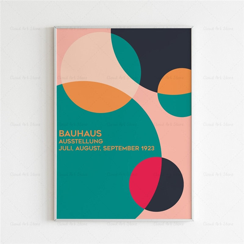CORX Designs - Bauhaus Exhibition Geometric Wall Art Canvas - Review