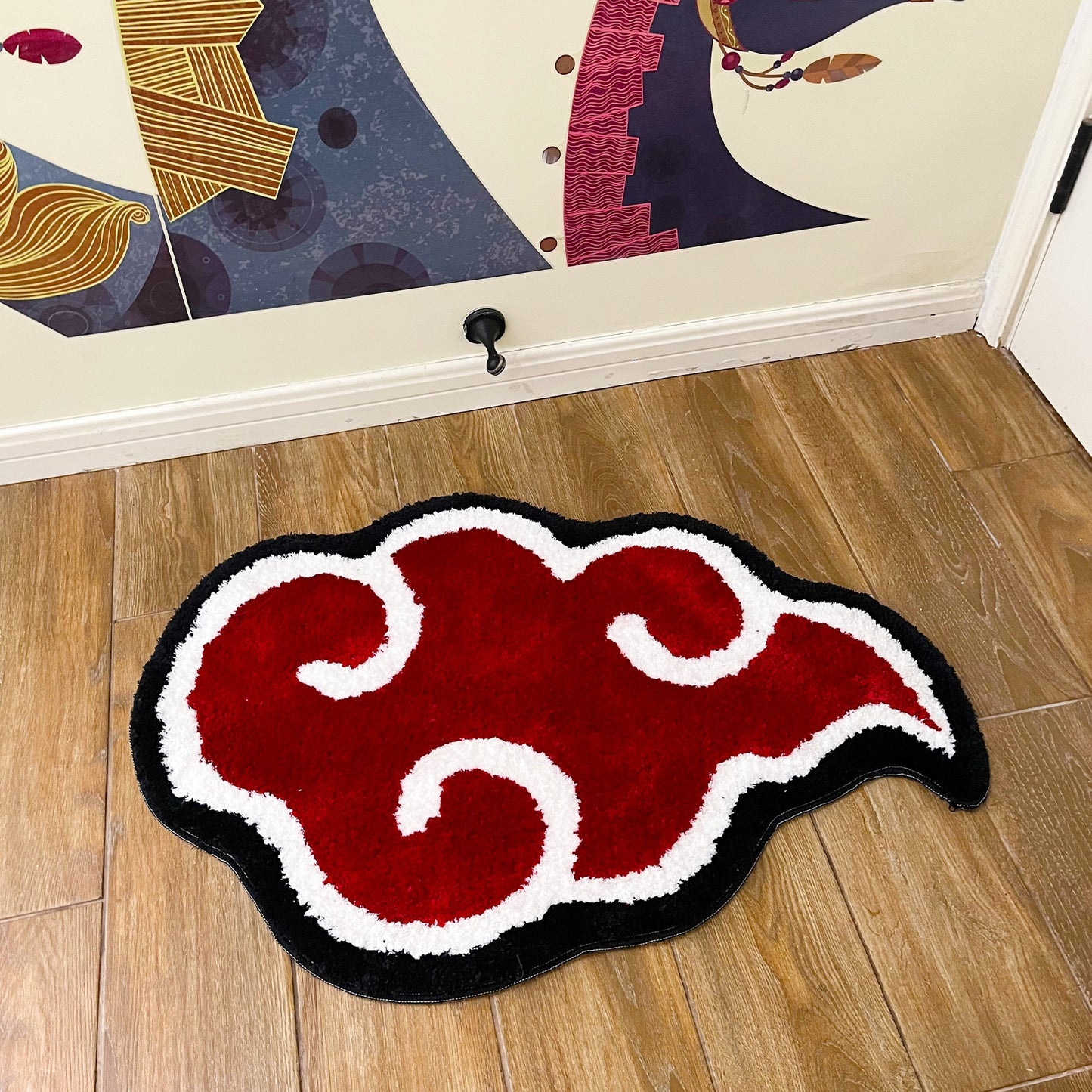 CORX Designs - Japanese Anime Red Cloud Rug - Review