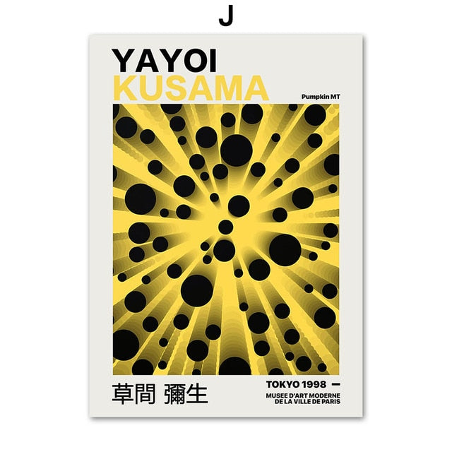 CORX Designs - Abstract Yayoi Kusama Gallery Wall Art Canvas - Review