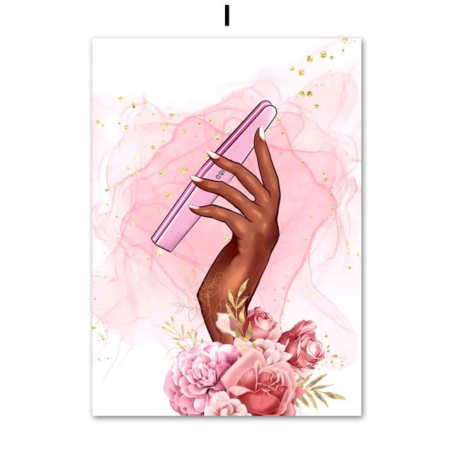 CORX Designs - Nail Salon Manicure Wall Art Canvas - Review