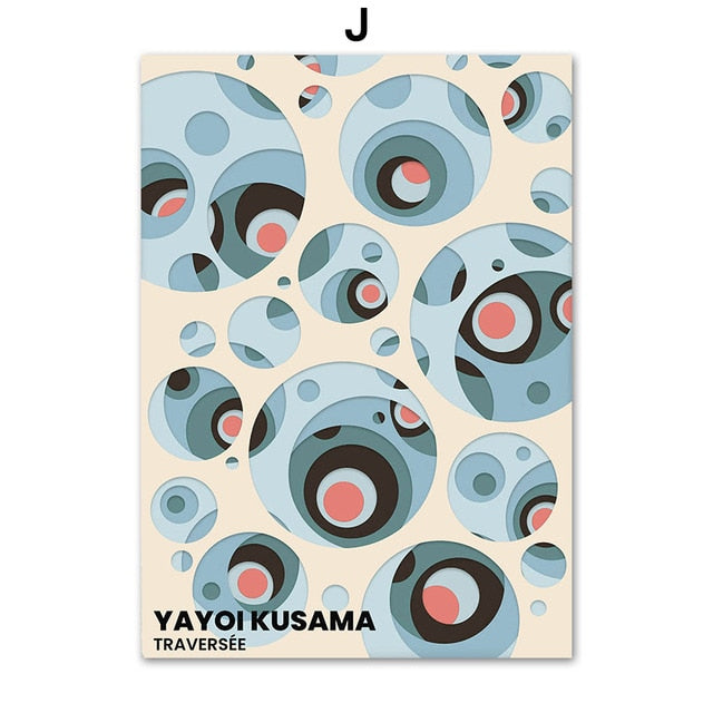 CORX Designs - Abstract Yayoi Kusama Pumpkin Gallery Wall Art Canvas - Review