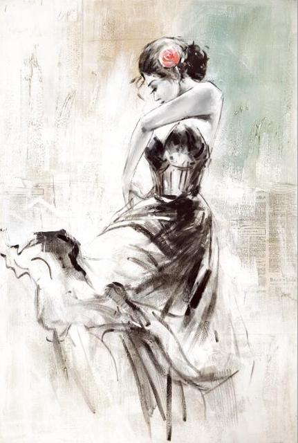 CORX Designs - Violin Women Painting Wall Art Canvas - Review