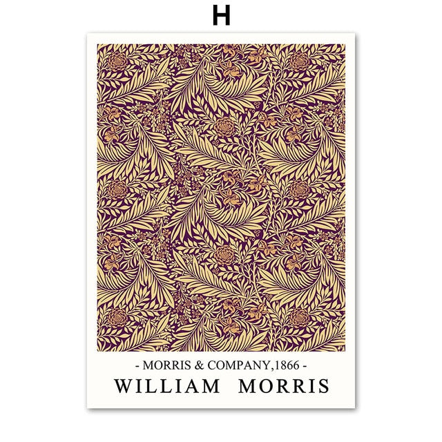 CORX Designs - William Morris Plant Leaf Bird Botanical Wall Art Canvas - Review