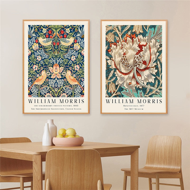 CORX Designs - William Morris Flower Floral Wall Art Canvas - Review