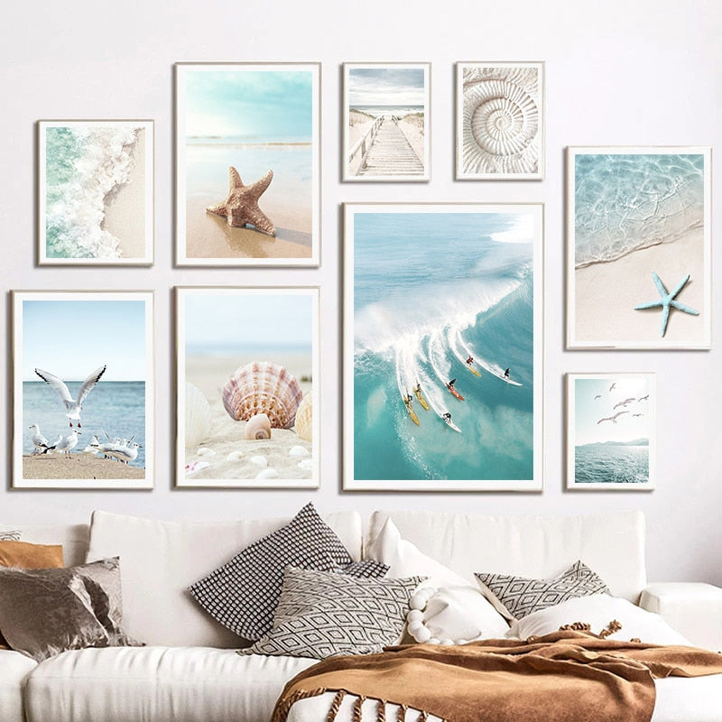 CORX Designs - Beach Sea Coconut Wall Art Canvas - Review