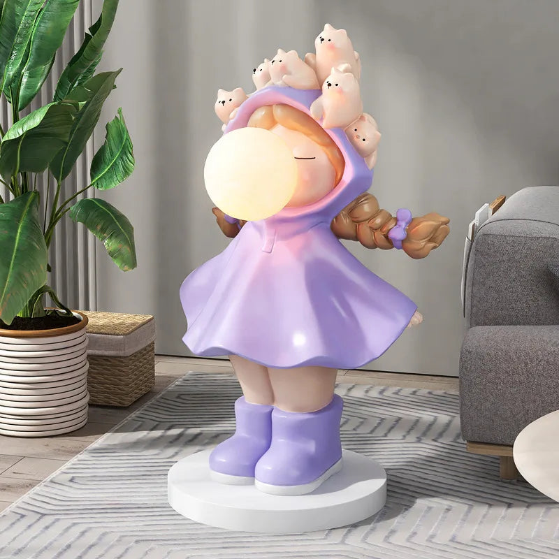 CORX Designs - Bubble Girl Floor Ornament with Light - Review