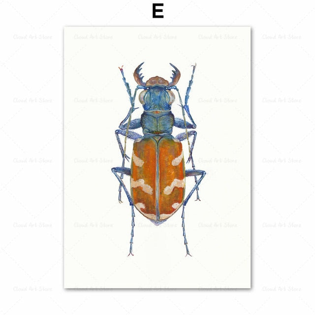 CORX Designs - Beetle Insect Bee Nursery Room Canvas Art - Review