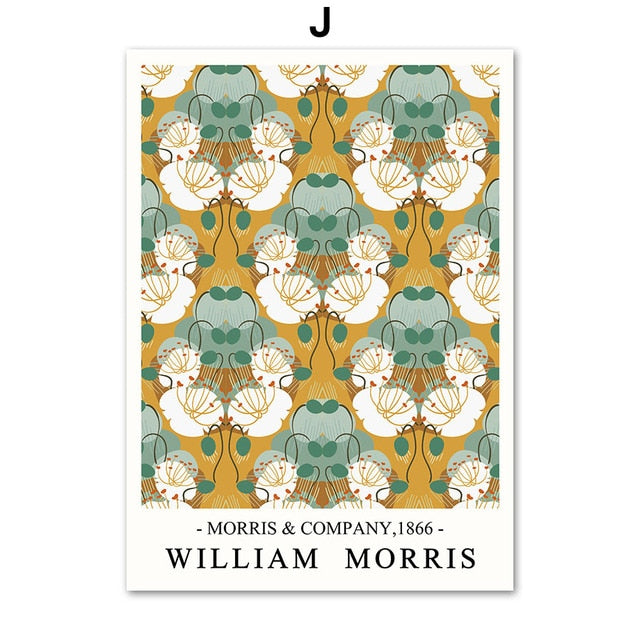 CORX Designs - William Morris Plant Leaf Bird Botanical Wall Art Canvas - Review