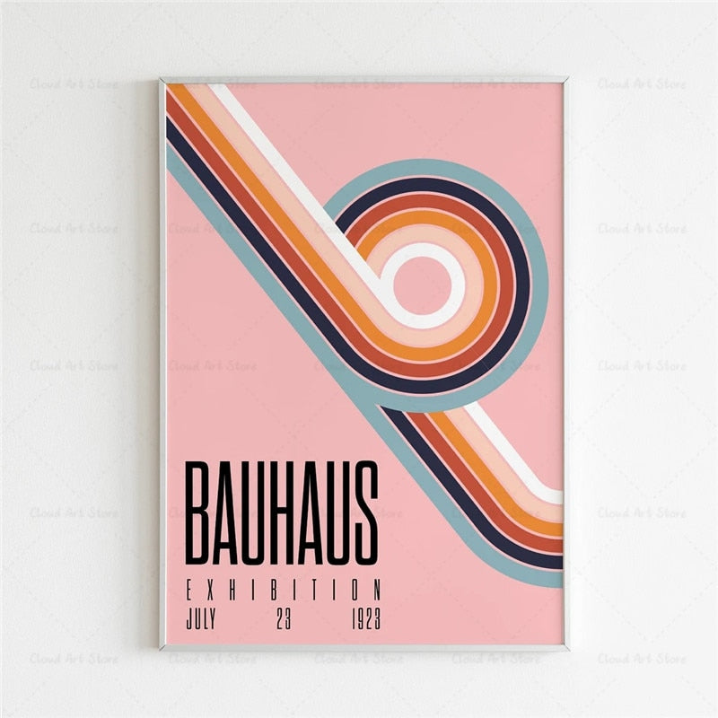 CORX Designs - Bauhaus Exhibition Geometric Wall Art Canvas - Review