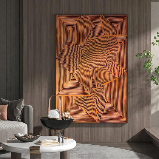 CORX Designs - Abstract Lamination Africa Ground Canvas Art - Review