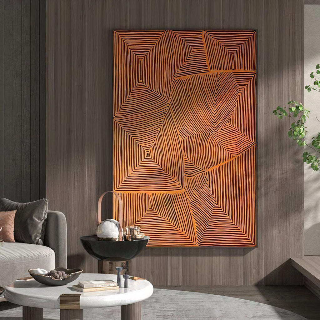 CORX Designs - Abstract Lamination Africa Ground Canvas Art - Review