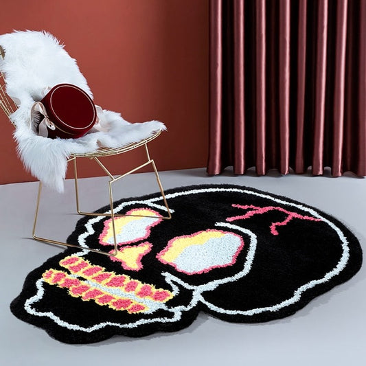 CORX Designs - Black Pink Skull Rug - Review
