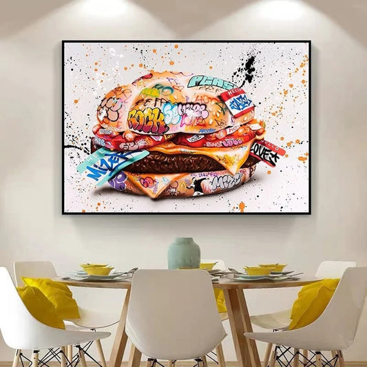 CORX Designs - Graffiti Hamburger Canvas Art - Review