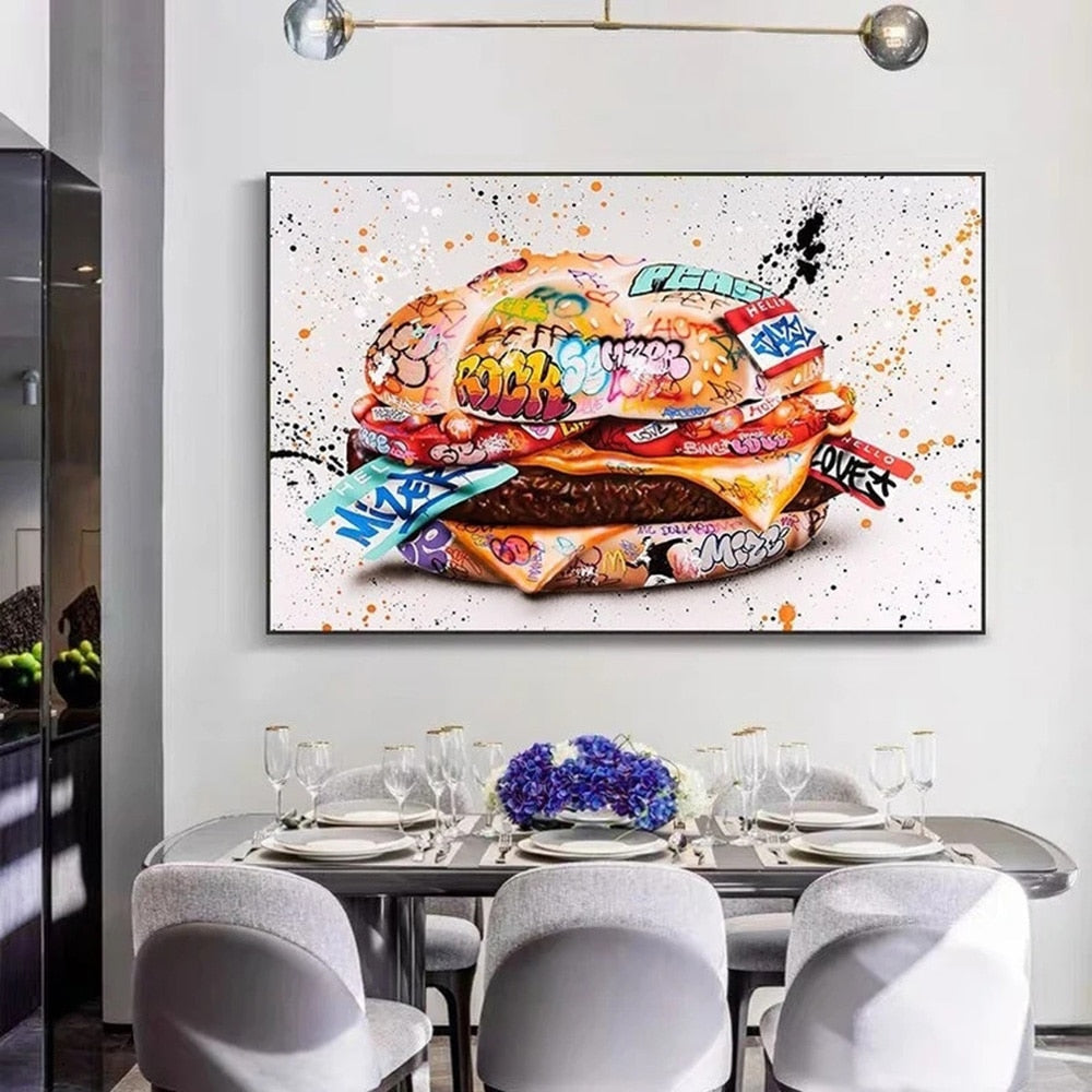 CORX Designs - Graffiti Hamburger Canvas Art - Review
