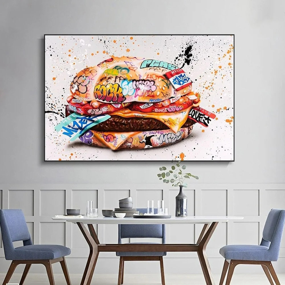 CORX Designs - Graffiti Hamburger Canvas Art - Review
