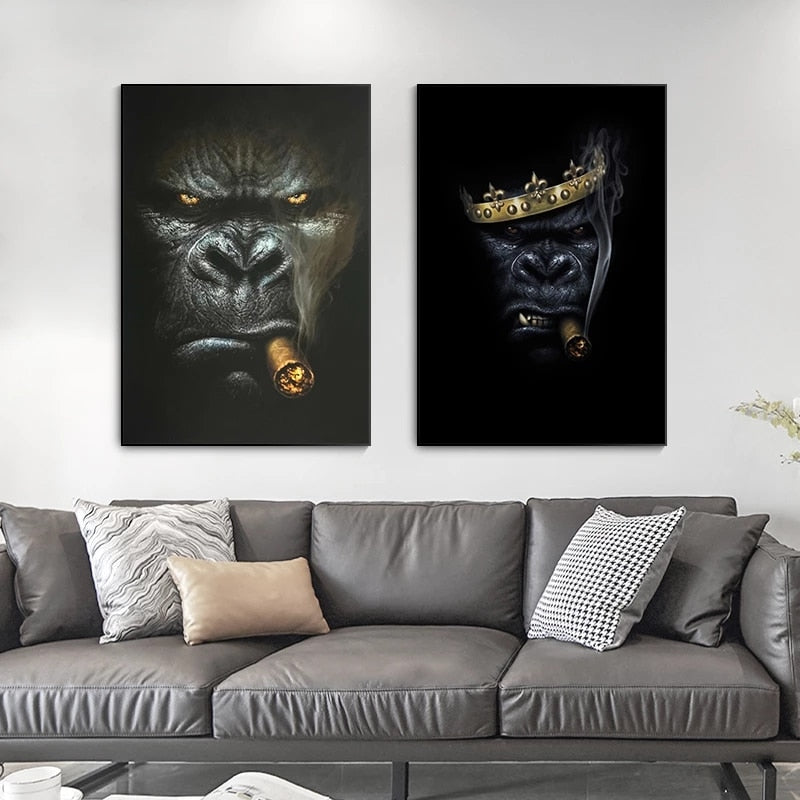 CORX Designs - Gorilla Smoking Cigar Canvas Art - Review
