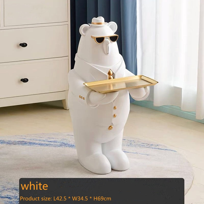 CORX Designs - Polar Bear in Suit Tray Large Statue - Review
