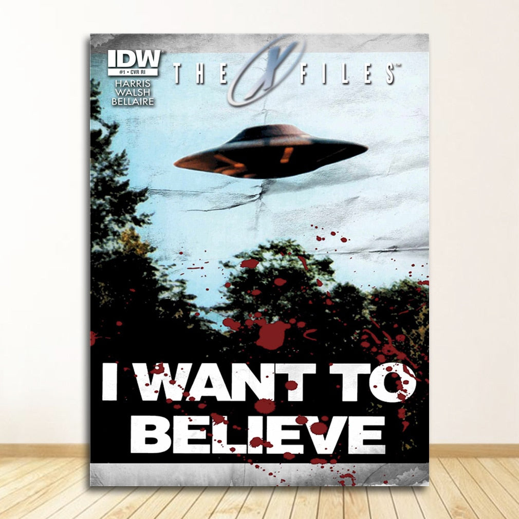 CORX Designs - I Want To Believe X File Canvas Art - Review