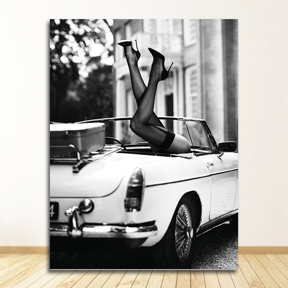 CORX Designs - Black and White Vintage Magazine Canvas Art - Review