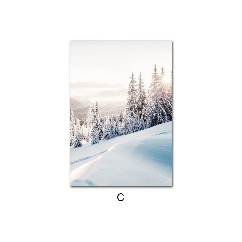 CORX Designs - Mystical Siberia Winter Snow Forest Canvas Art - Review