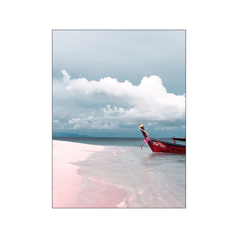 CORX Designs - Tropical Pink Beach Canvas Art - Review