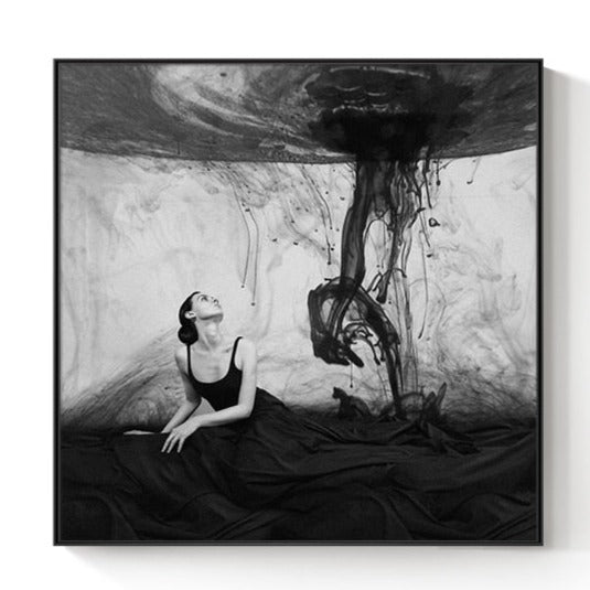 CORX Designs - Black and White Beauty Fashion Canvas Art - Review