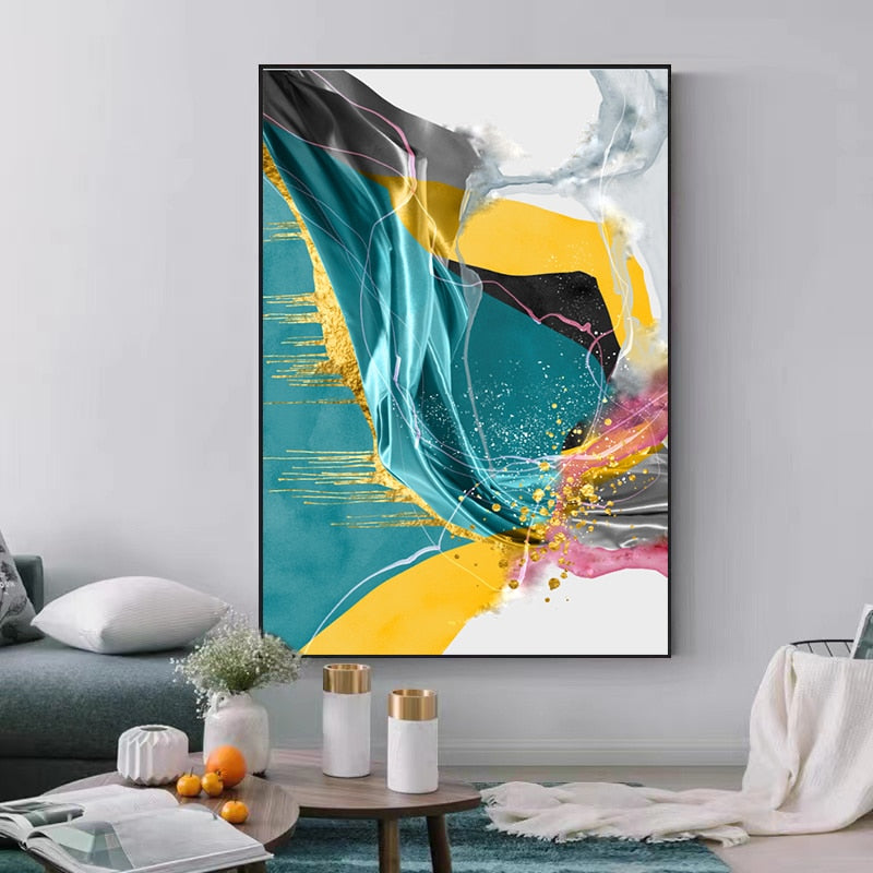 CORX Designs - Nordic Abstract Marble Tosca Canvas Art - Review