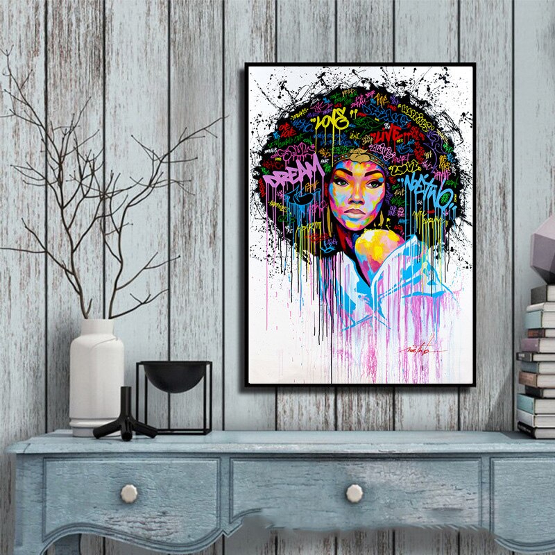 CORX Designs - Graffiti Natural Hair Black Woman Canvas Art - Review