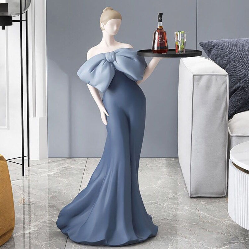 CORX Designs - Elegant Woman with Tray Large Statue - Review