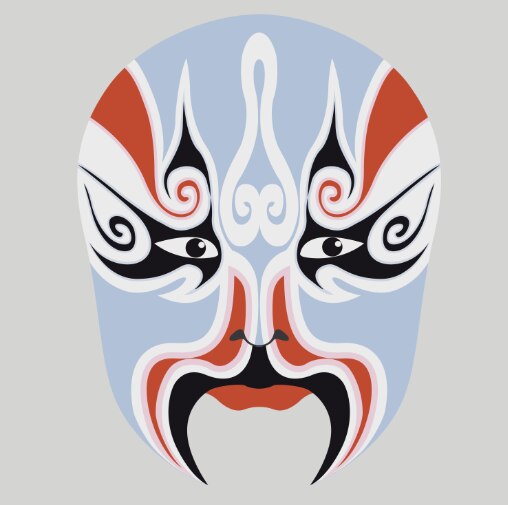 CORX Designs - Chinese Peking Opera Makeup Mask Canvas Art - Review