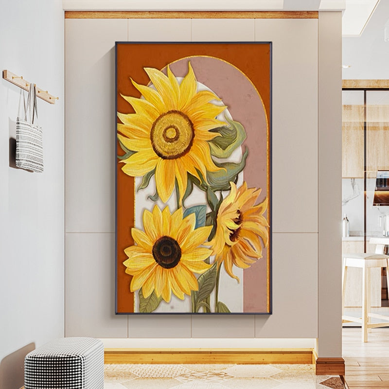 CORX Designs - Modern Flower Sunflower Canvas Art - Review