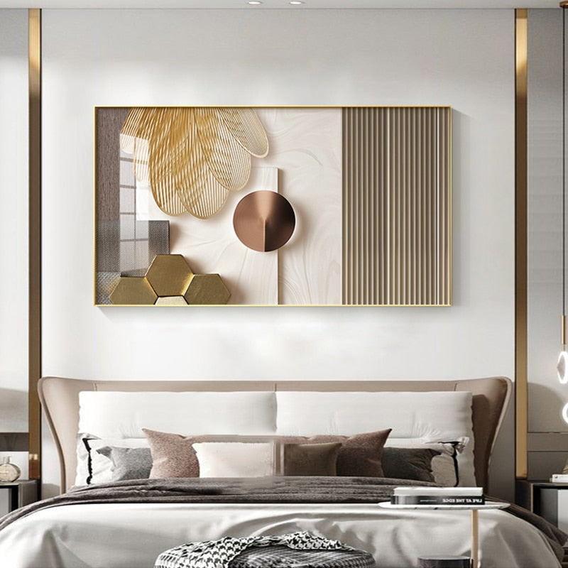 CORX Designs - Minimalist Abstract Gold Canvas Art - Review