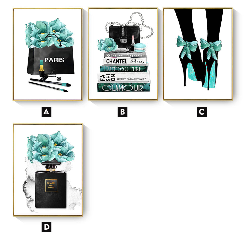 CORX Designs - Black & Blue Women Stuff Canvas Art - Review